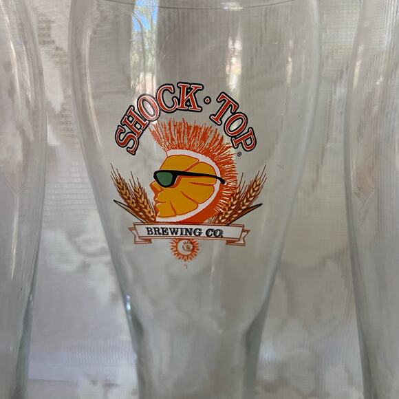 3 Shock Top Brewing Co. Beer Pilsner Glasses - New - Never Used - 16 ounces - Picture 3 of 4